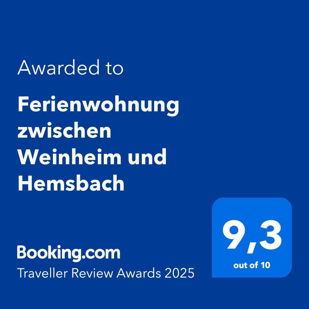 Ferienwohnung Zwischen Weinheim Und Hemsbach Bagian luar foto